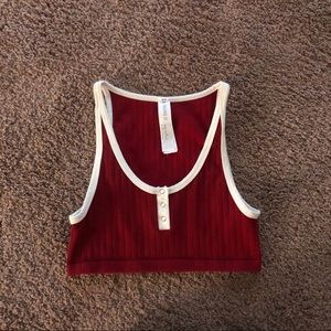 Seamless crop top size small